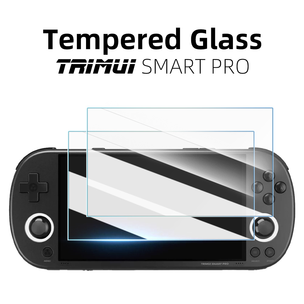Gaming Console Latest - 1/2/3 個アンチスクラッチスクリーンプロテクター強化ガラス Trimui スマートプロゲームコンソールフィルム 9H ハードガラスゲームアクセサリー
