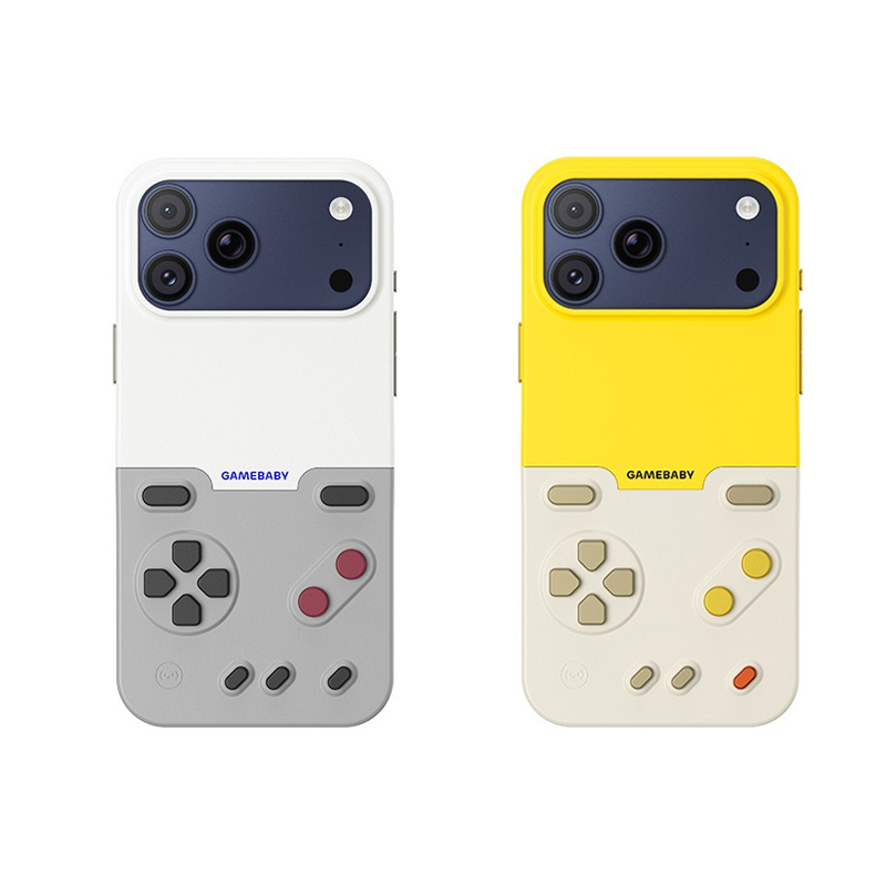 Gaming Console For Phone - BitmoLab GAMEBABY クリエイティブレトロゲームフォンケース クラシックゲーム機風保護カバー ヴィンテージゲームテーマシェル