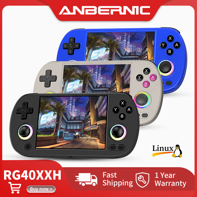 Gaming Console Under 5000 - Anbernic RG40XX H レトロハンドヘルドゲーム機 4.0インチIPSスクリーン Linux
