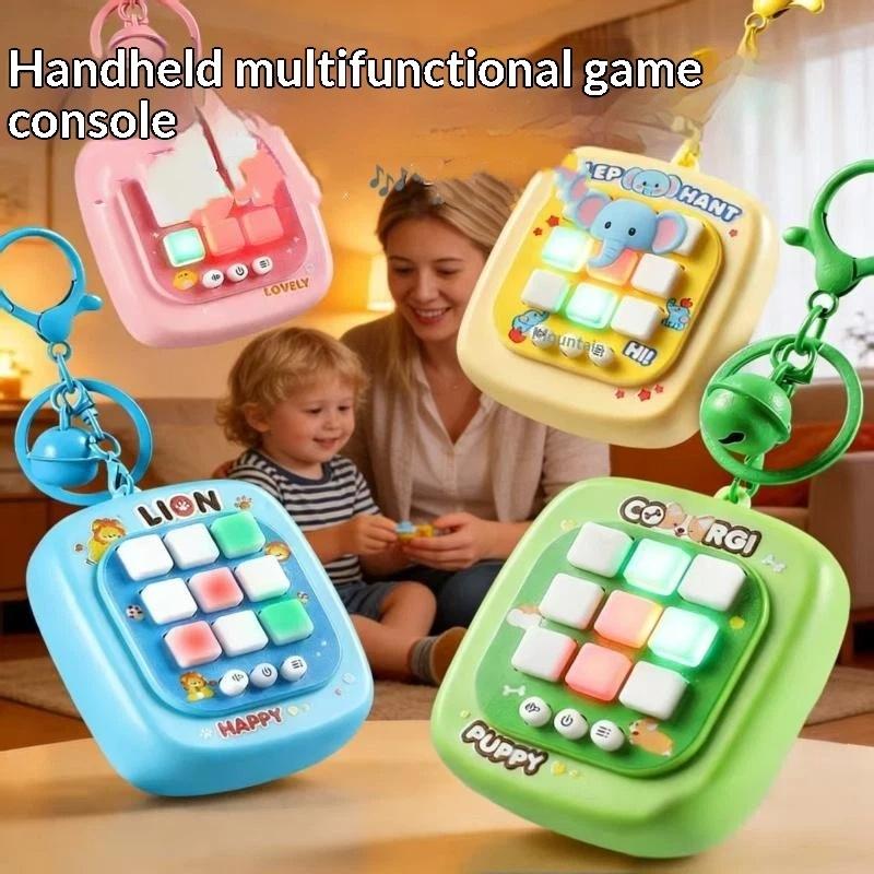 1台の電子式ティックタックトーゲームキーホルダー、ミニハンド - Gaming Console Keychain のレビューと価格