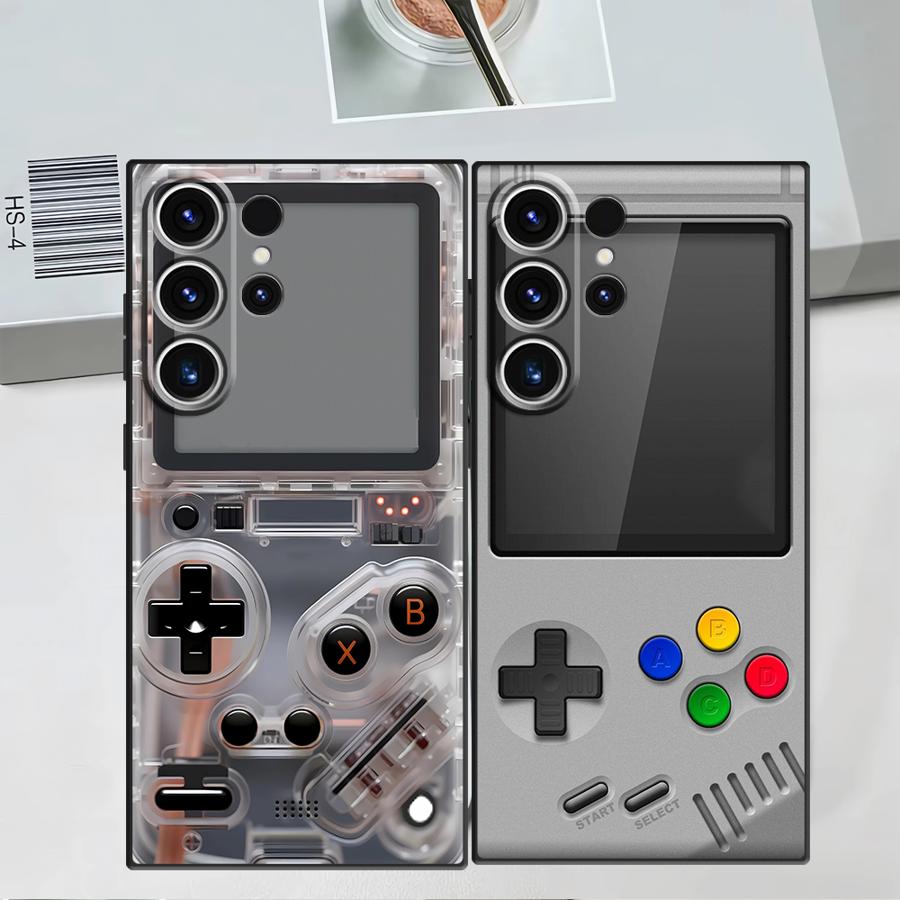 パープルゲーミングコンソール風スマホケース サムスン Gal - Gaming Console For Phone のレビューと価格