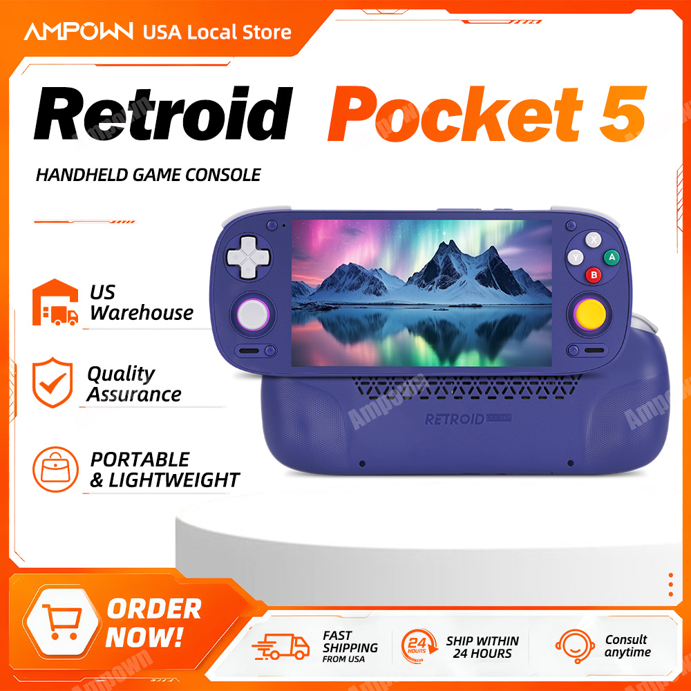 Retroid Pocket 5 RP5：5.5インチAMO - Gaming Console Under 5000 のレビューと価格