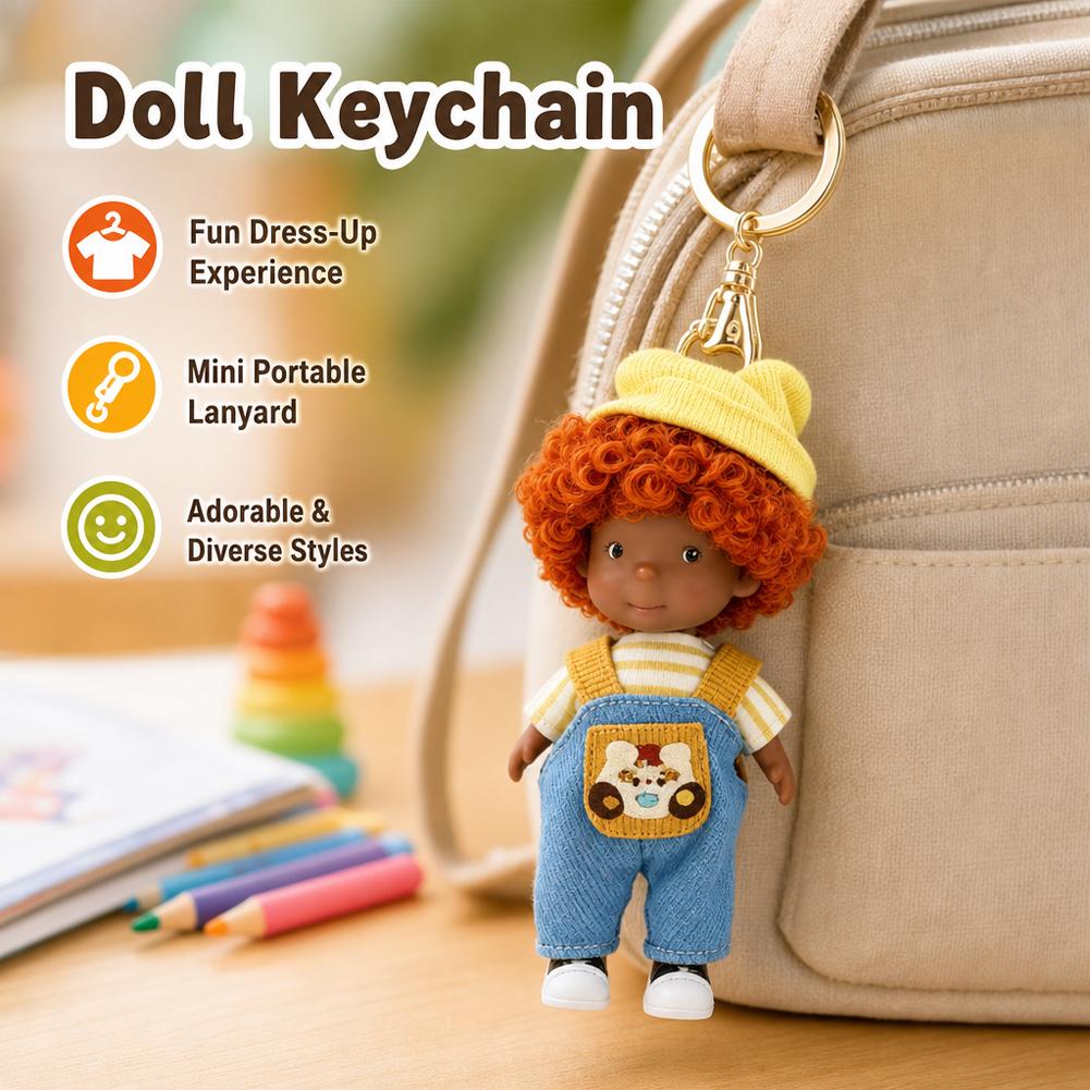 ミニリトルポテト人形ハンガーセット人形スクールバッグキーペン - Gaming Console Keychain のレビューと価格