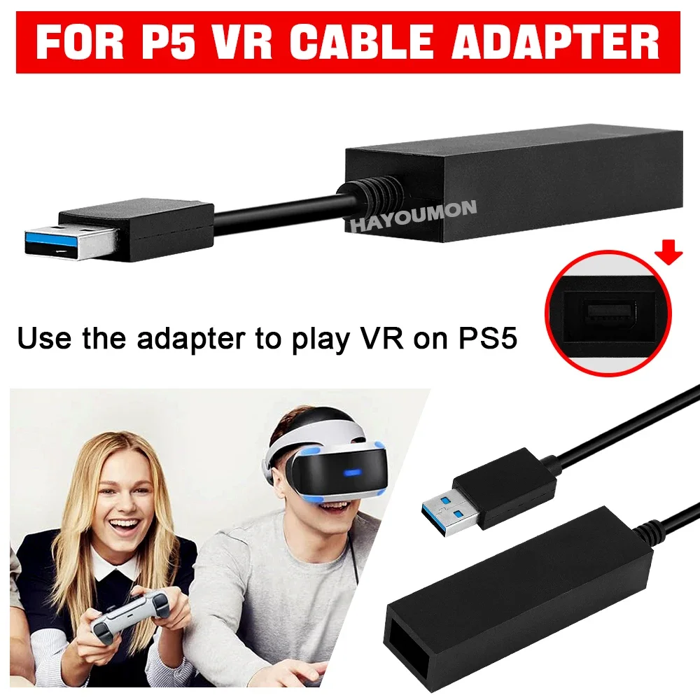 PS5 VRケーブルアダプター、PS5コンソール用USB 3 - Gaming Console Buttons のレビューと価格