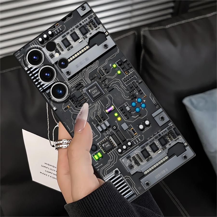 パープルゲーミングコンソールケース Samsung Gala - Gaming Console For Phone のレビューと価格