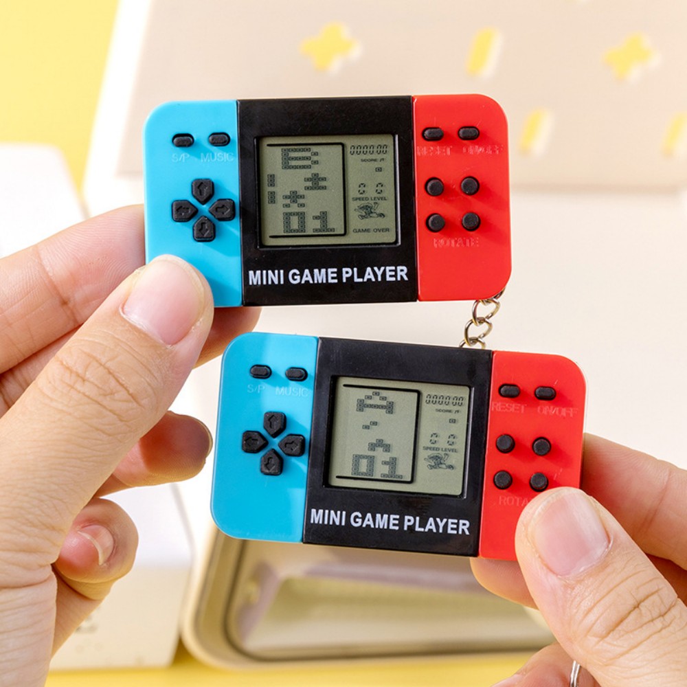 クラシックテトリスハンドヘルドゲームコンソールキーホルダーレ - Gaming Console Keychain のレビューと価格