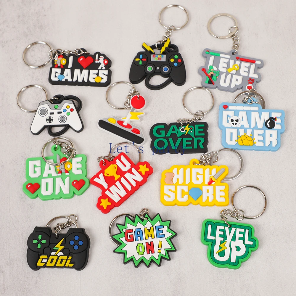 13 個のビデオゲームのテーマ PVC キーホルダーゲームパ - Gaming Console Keychain のレビューと価格