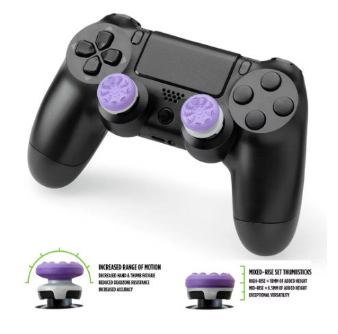 P5/P4用シリコン製サムグリップ2個セット、ジョイスティッ - Gaming Console In Tv のレビューと価格