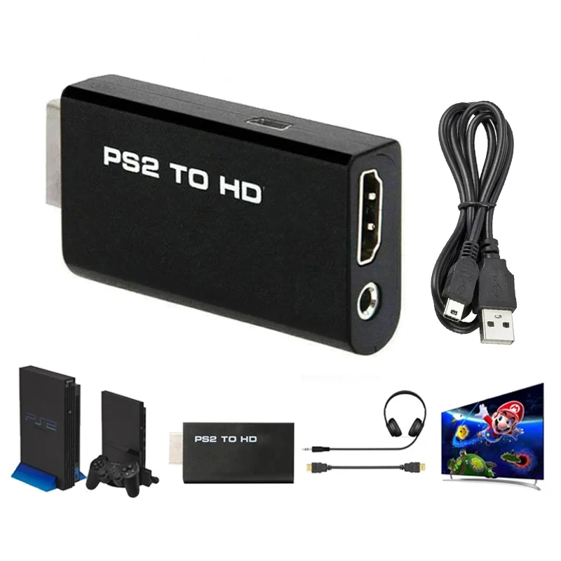 PS2 to HDMI オーディオ ビデオ コンバーター 4 - Gaming Console All のレビューと価格